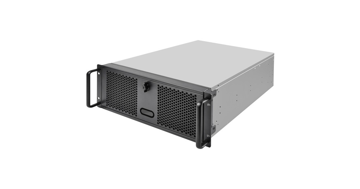 SilverStone RM400, Rack-Gehäuse(schwarz, 4 Höheneinheiten)