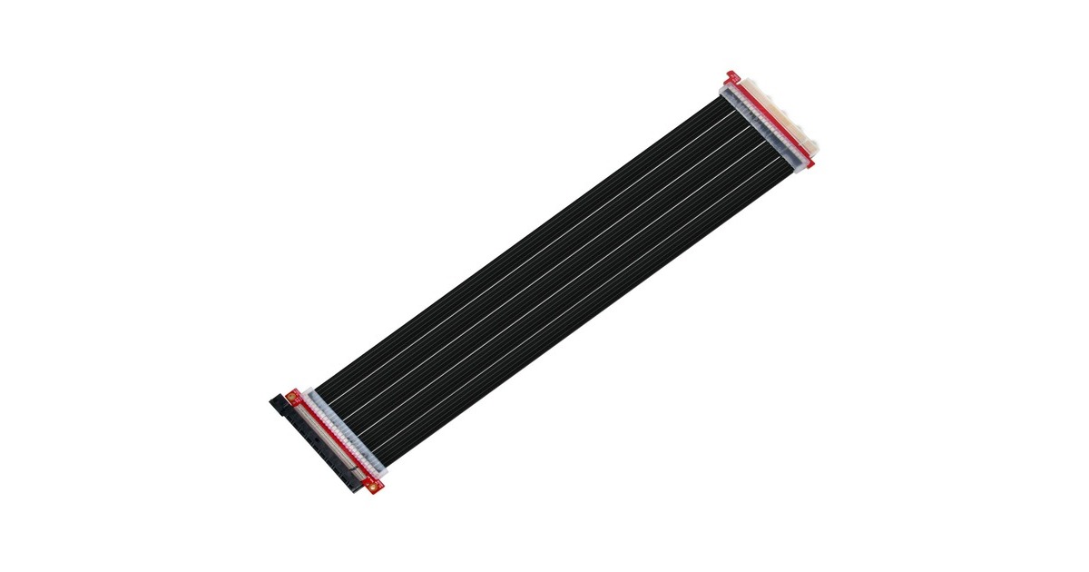 SilverStone Riserkabel SST-RC04B-400(schwarz, 40cm)