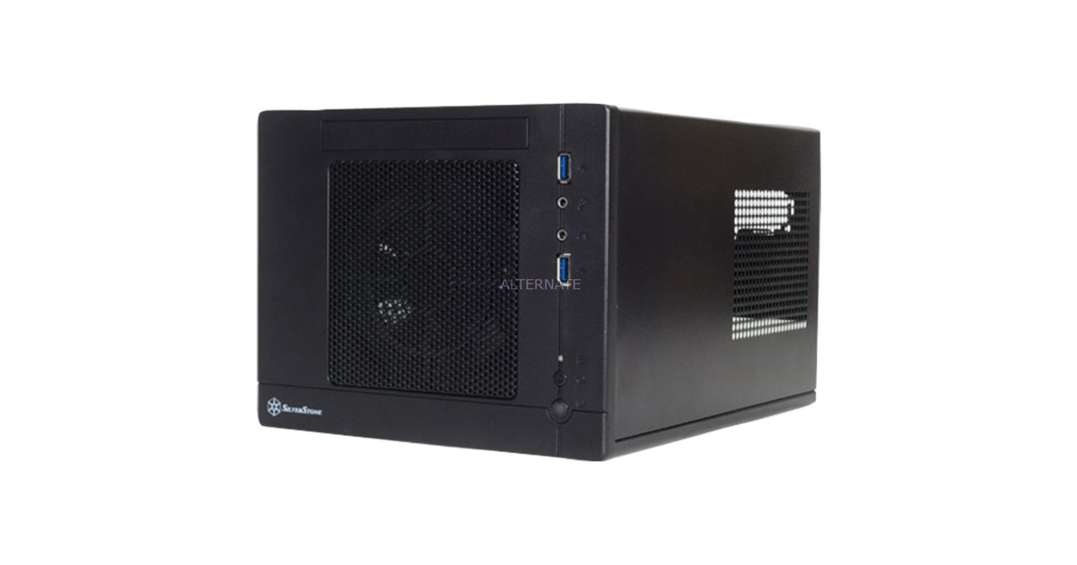 SilverStone SG05BB LITE, Desktop-Gehäuse(schwarz)