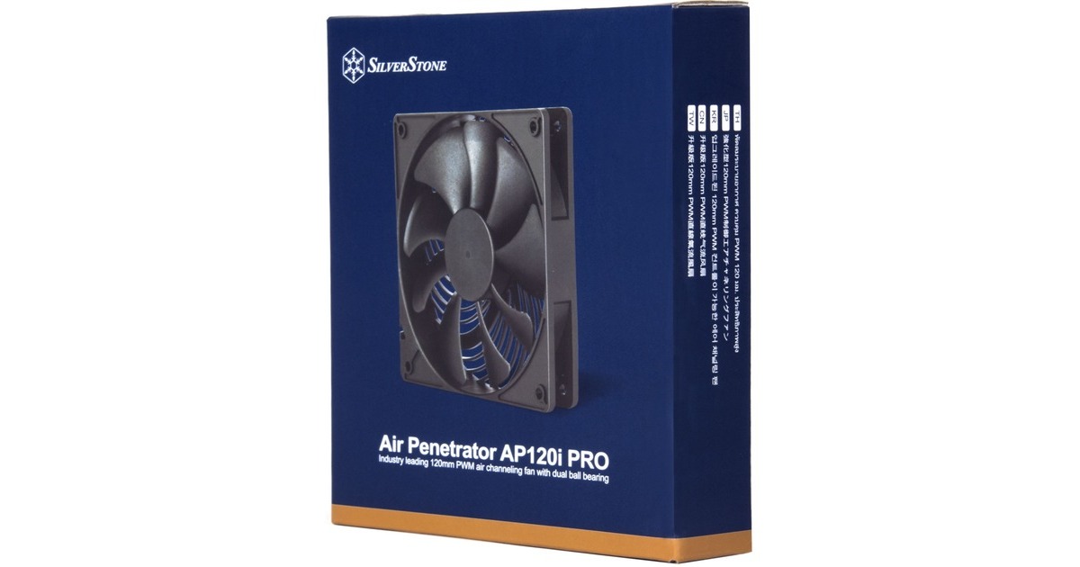 SilverStone SST-AP120i-PRO 120x120x25, Gehäuselüfter(schwarz)
