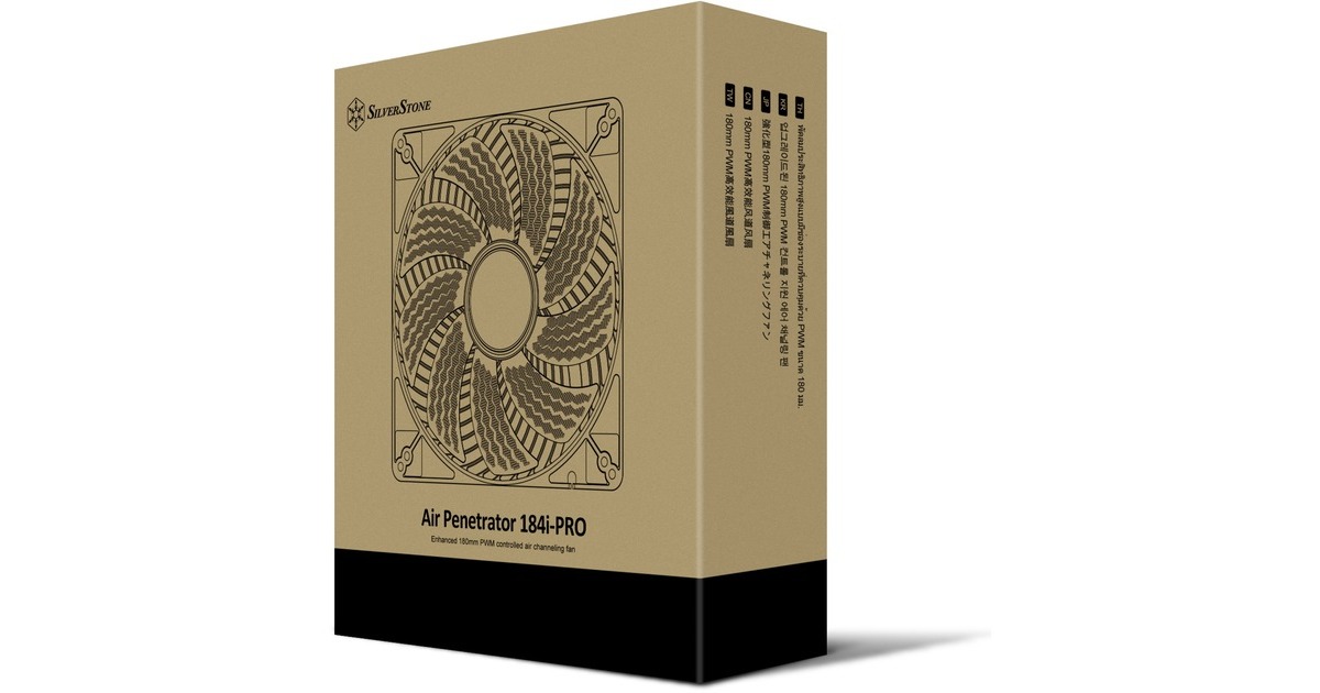 SilverStone SST-AP184i-PRO 180x180x32, Gehäuselüfter(schwarz)