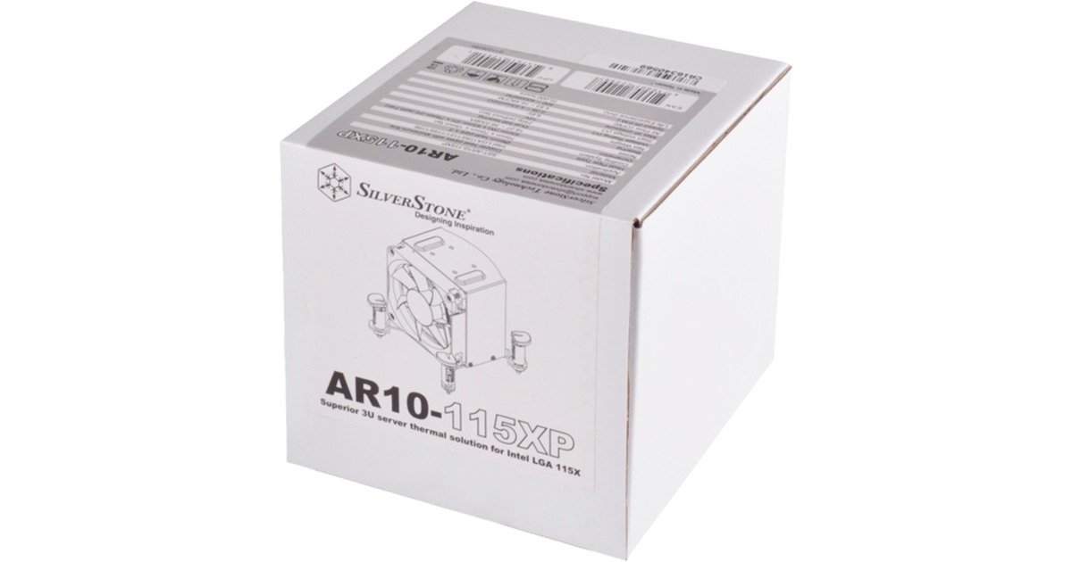 SilverStone SST-AR10-115XP, CPU-Kühler(silber/schwarz)
