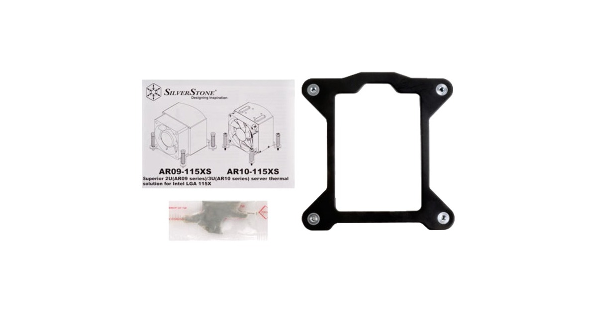 SilverStone SST-AR10-115XS, CPU-Kühler(silber/schwarz)