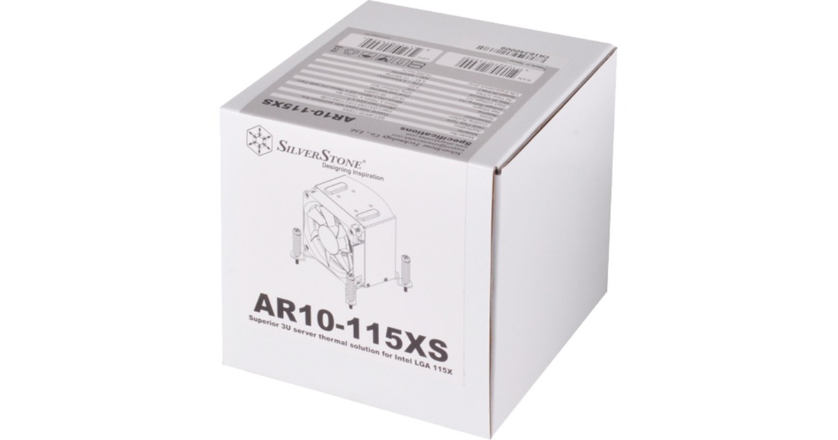 SilverStone SST-AR10-115XS, CPU-Kühler(silber/schwarz)