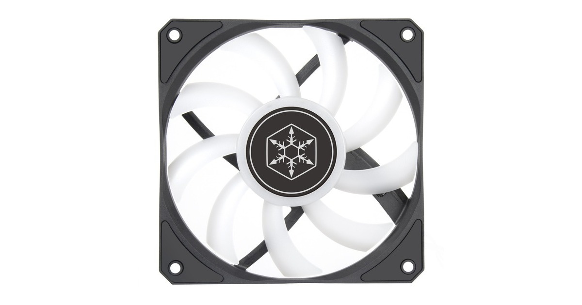 SilverStone SST-AS120B-ARGB 120x120 15, Gehäuselüfter(schwarz/transparent)