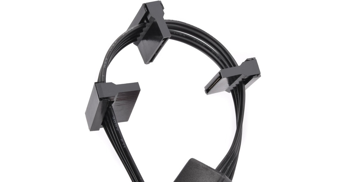 4x 15-Pin-SATA, Kabel