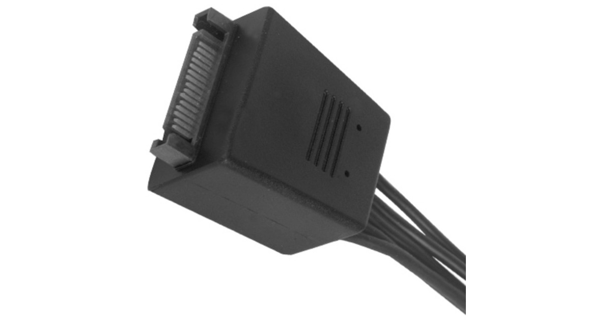 4x 15-Pin-SATA, Kabel