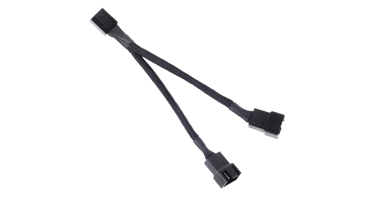 SilverStone SST-CPF01, Y-Kabel(schwarz, 10 cm)