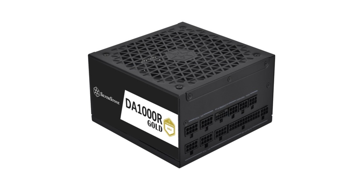 SilverStone SST-DA1000R-GM 1000W, PC-Netzteil(schwarz, 7x PCIe, Kabel-Management, 1000 Watt)