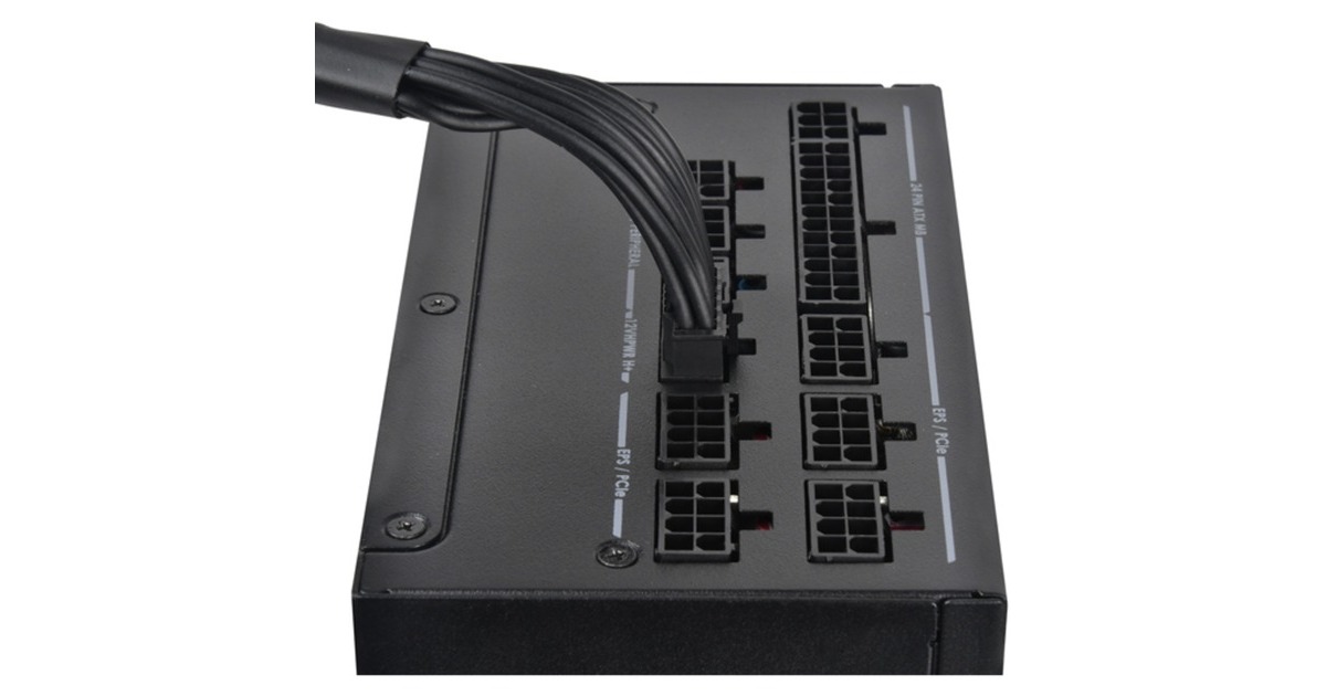 SilverStone SST-DA1000R-GM 1000W, PC-Netzteil(schwarz, 7x PCIe, Kabel-Management, 1000 Watt)