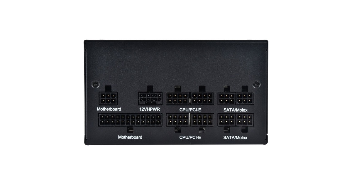 SilverStone SST-DA750R-GM 750W, PC-Netzteil(schwarz, 1x 12VHPWR, 4x PCIe, Kabel-Management, 750 Watt)