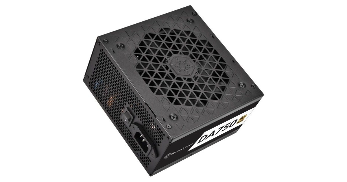 SilverStone SST-DA750-G 750W, PC-Netzteil(schwarz, 4x PCIe, Kabel-Management, 750 Watt)