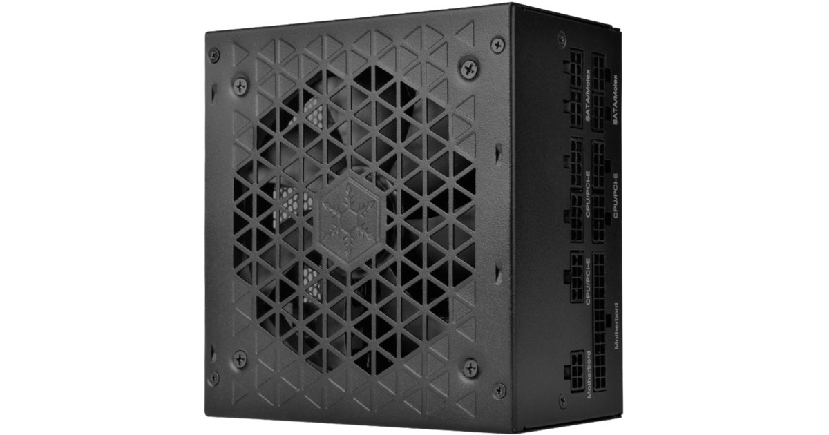 SilverStone SST-DA750-G 750W, PC-Netzteil(schwarz, 4x PCIe, Kabel-Management, 750 Watt)