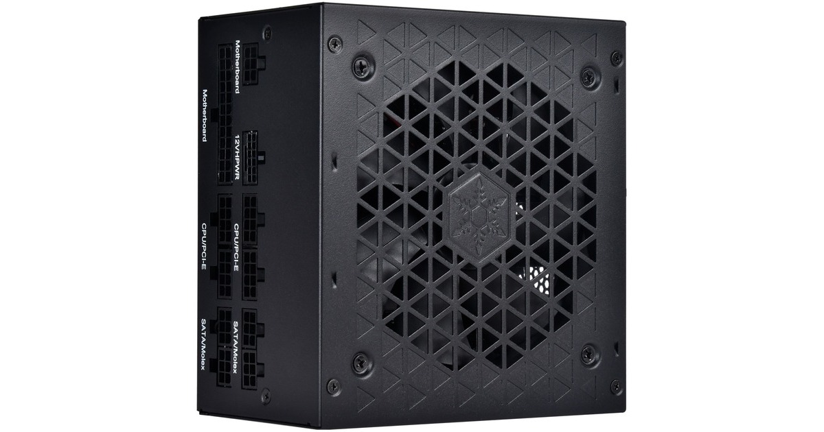 SilverStone SST-DA850R-GM 850W, PC-Netzteil(schwarz, 1x 12VHPWR, 4x PCIe, Kabel-Management, 850 Watt)