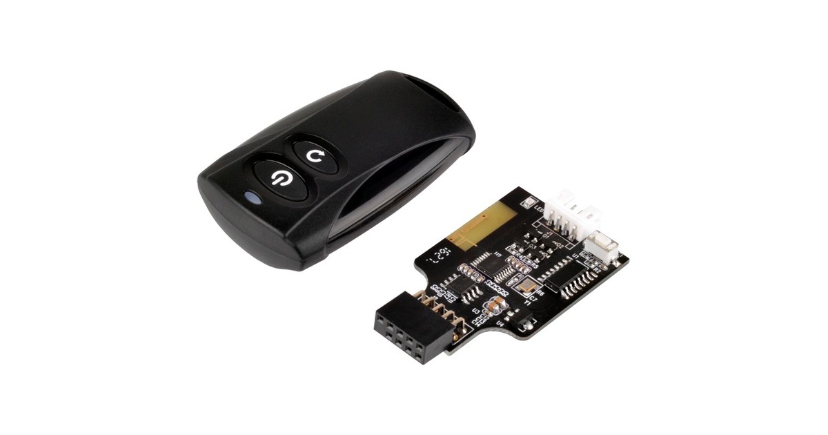 SilverStone SST-ES02-USB, Fernbedienung(schwarz)