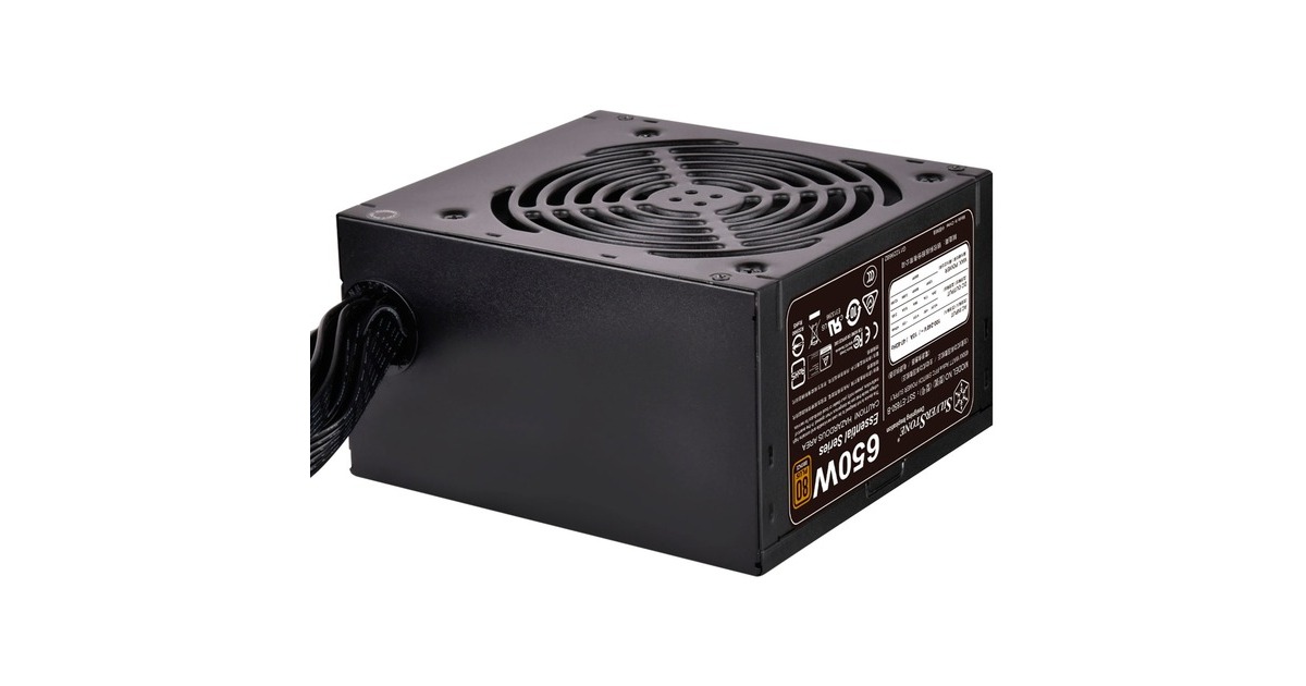 SilverStone SST-ET650-B v1.4 650W, PC-Netzteil(schwarz, 4x PCIe, 650 Watt)