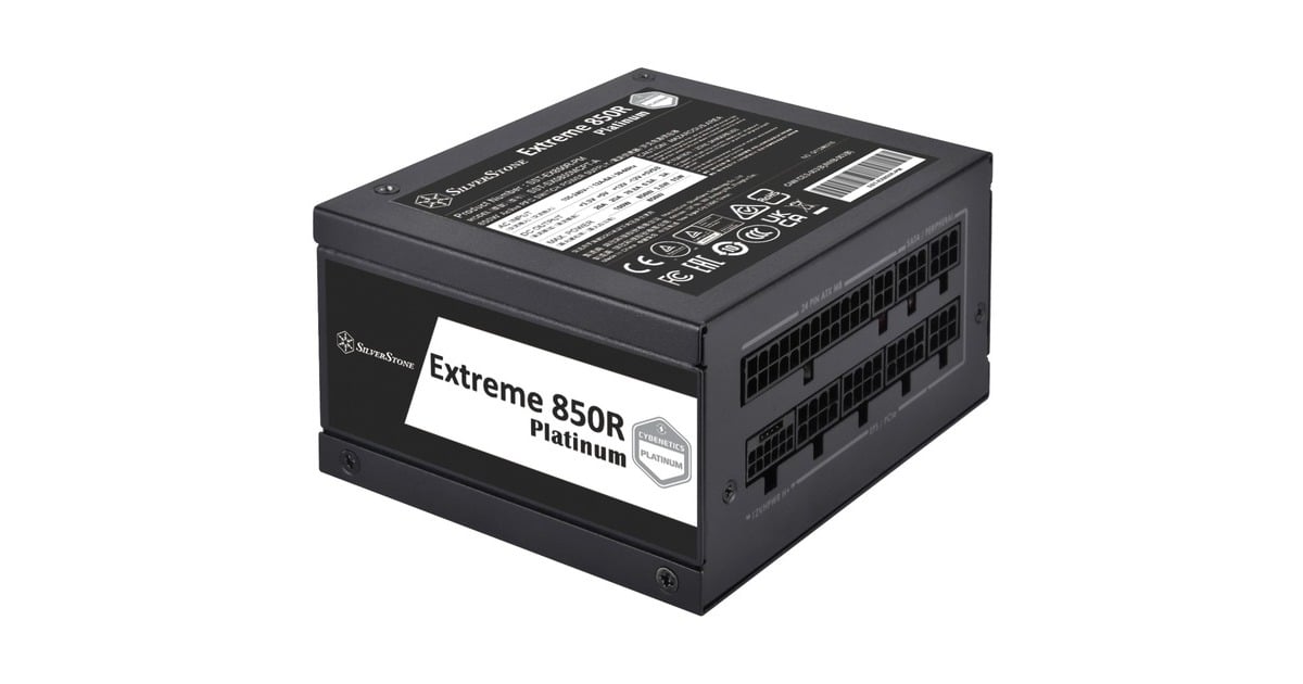 SilverStone SST-EX850R-PM 850W, PC-Netzteil(schwarz, 850 Watt)