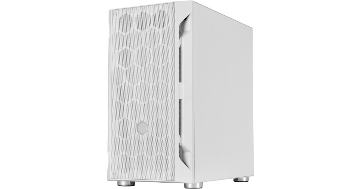 SilverStone SST-FAH1MW-G, Tower-Gehäuse(weiß, Tempered Glass)