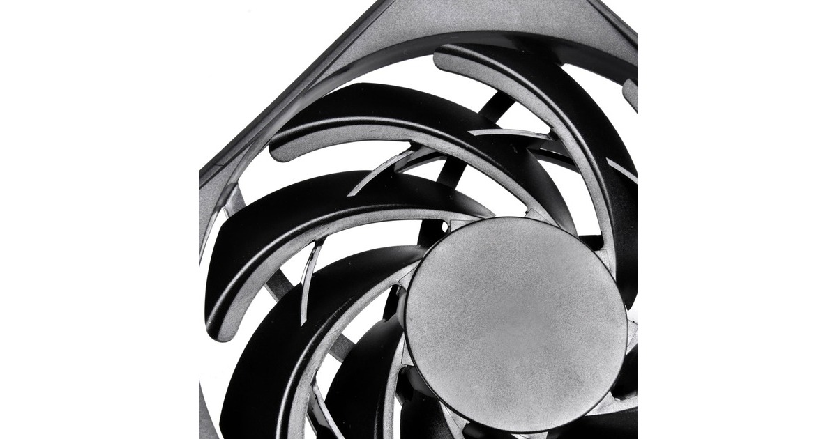 SilverStone SST-FN124B 120x120x15mm, Gehäuselüfter(schwarz/schwarz)