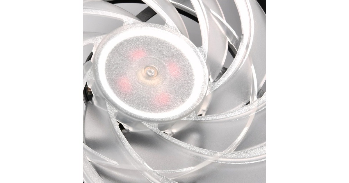 SilverStone SST-FW124-ARGB 120x120x15, Gehäuselüfter(schwarz/weiß)