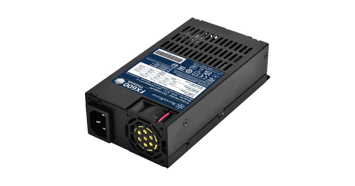 SilverStone SST-FX600-PT, PC-Netzteil(schwarz, 2x PCIe, 600 Watt)