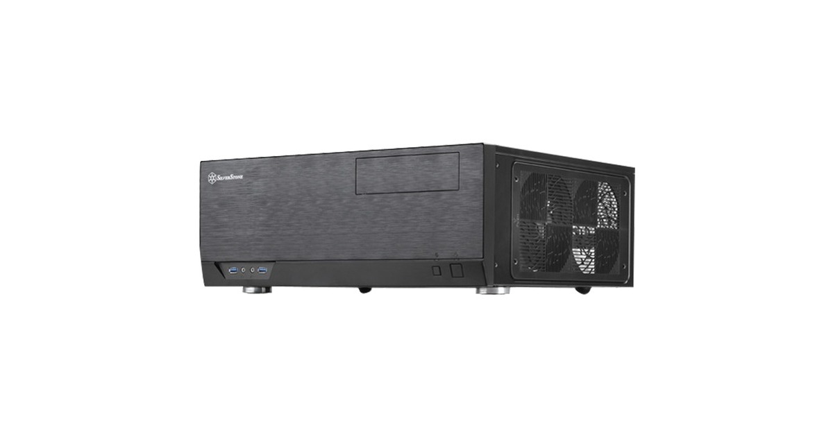 SilverStone SST-GD09B, HTPC-Gehäuse(schwarz)