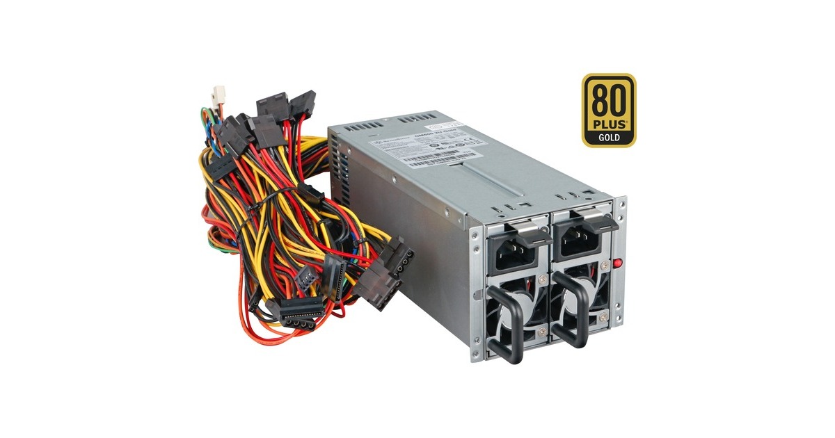 SilverStone SST-GM600-2UG-V2, PC-Netzteil(silber, redundant, 600 Watt)