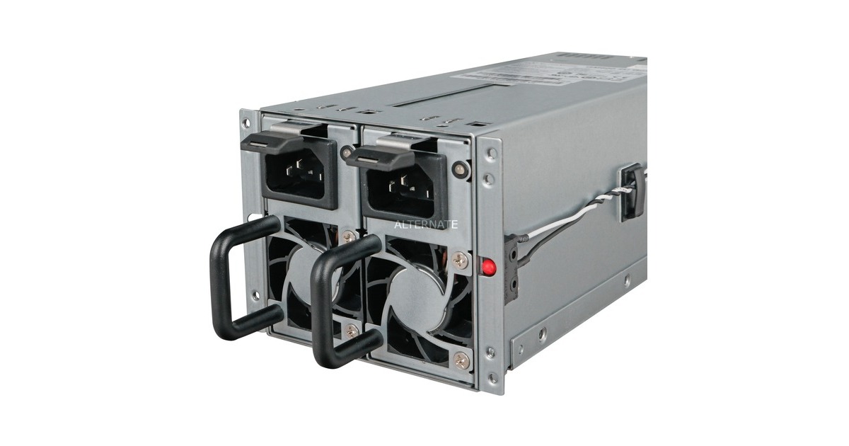 SilverStone SST-GM600-2UG-V2, PC-Netzteil(silber, redundant, 600 Watt)