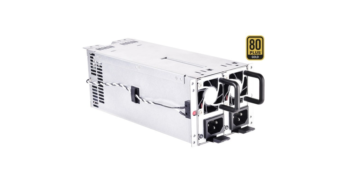 SilverStone SST-GM800-2UG-V2, PC-Netzteil(silber, redundant, 800 Watt)