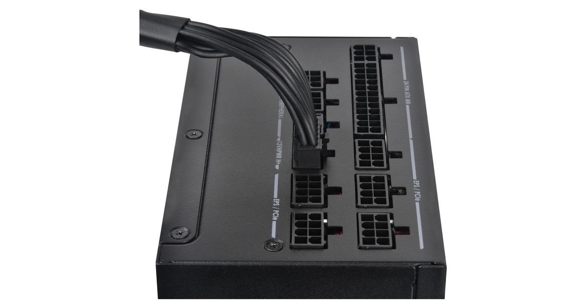 SilverStone SST-HA1200R-PM 1200W, PC-Netzteil(schwarz, 7x PCIe, Kabel-Management, 1200 Watt)