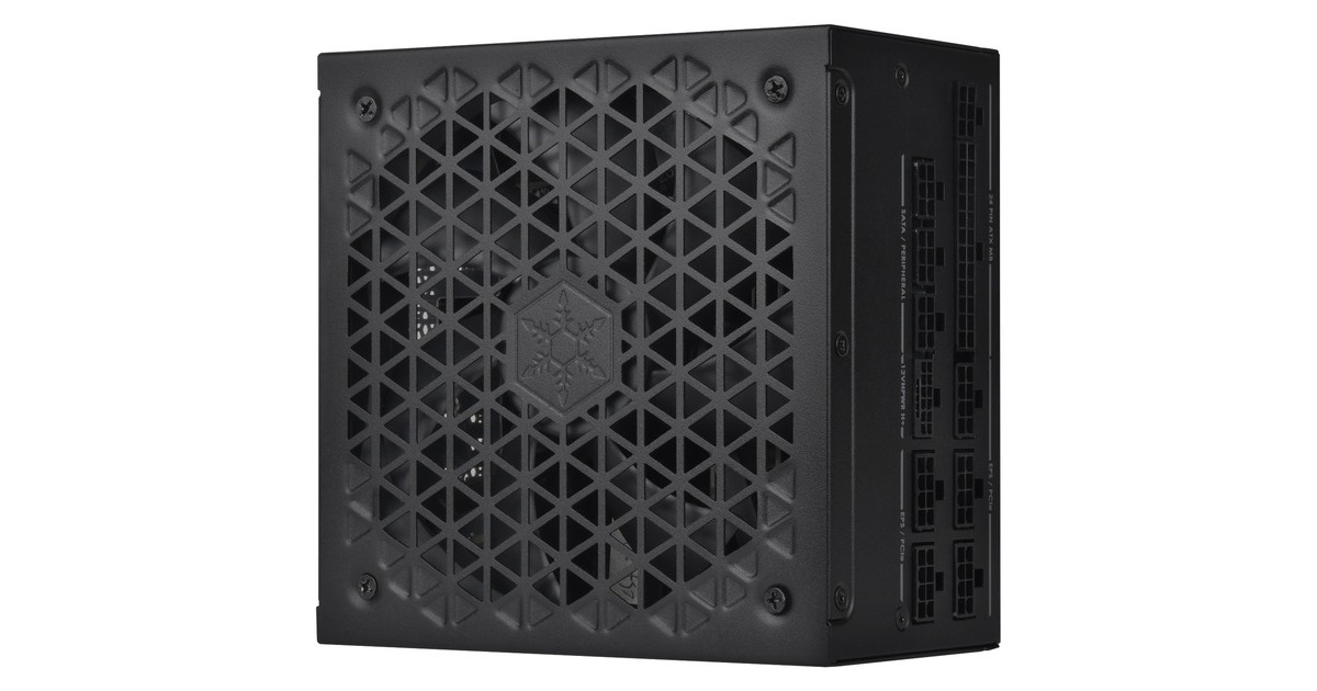 SilverStone SST-HA1200R-PM 1200W, PC-Netzteil(schwarz, 7x PCIe, Kabel-Management, 1200 Watt)