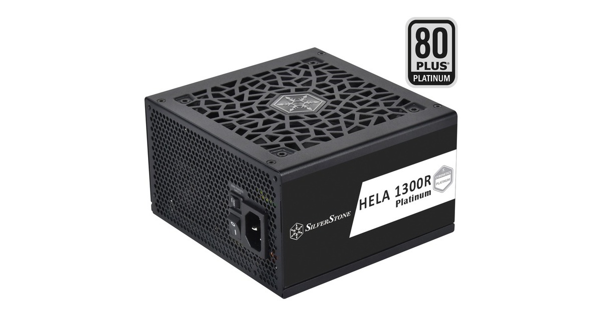SilverStone SST-HA1300R-PM 1300W, PC-Netzteil(schwarz, 9x PCIe, Kabel-Management, 1300 Watt)