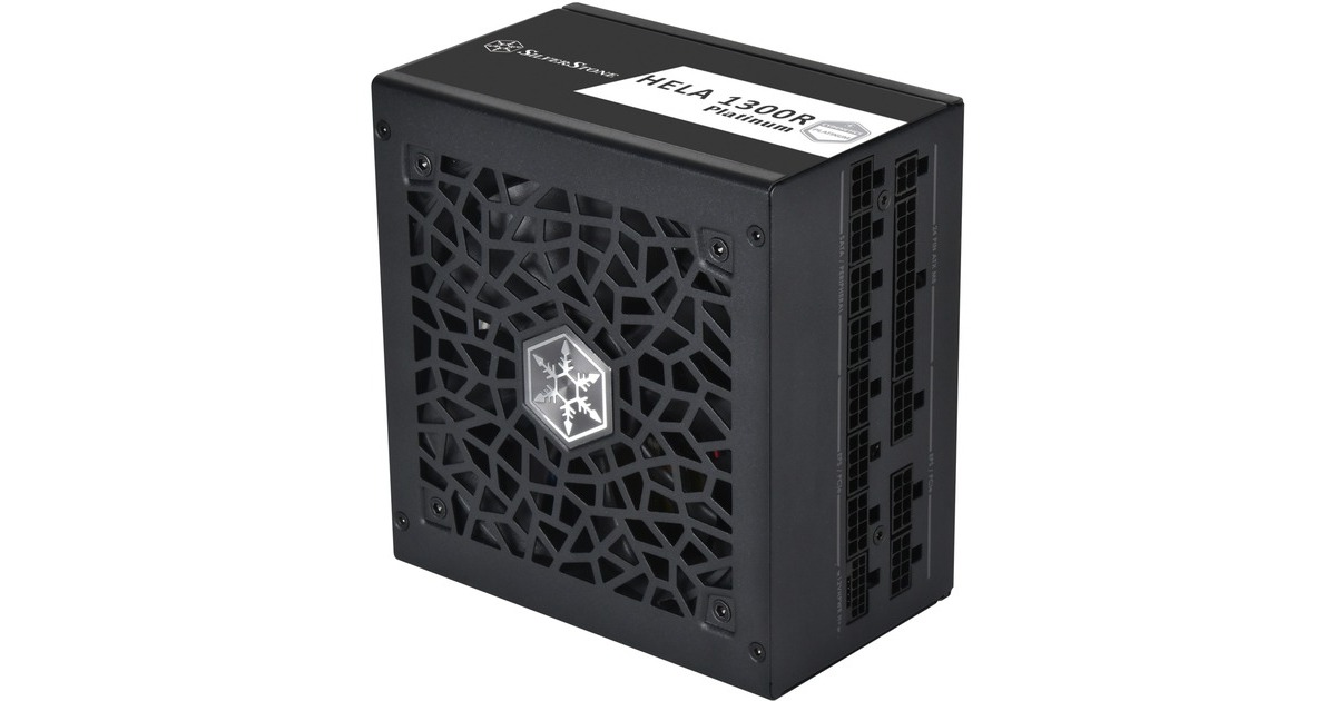 SilverStone SST-HA1300R-PM 1300W, PC-Netzteil(schwarz, 9x PCIe, Kabel-Management, 1300 Watt)