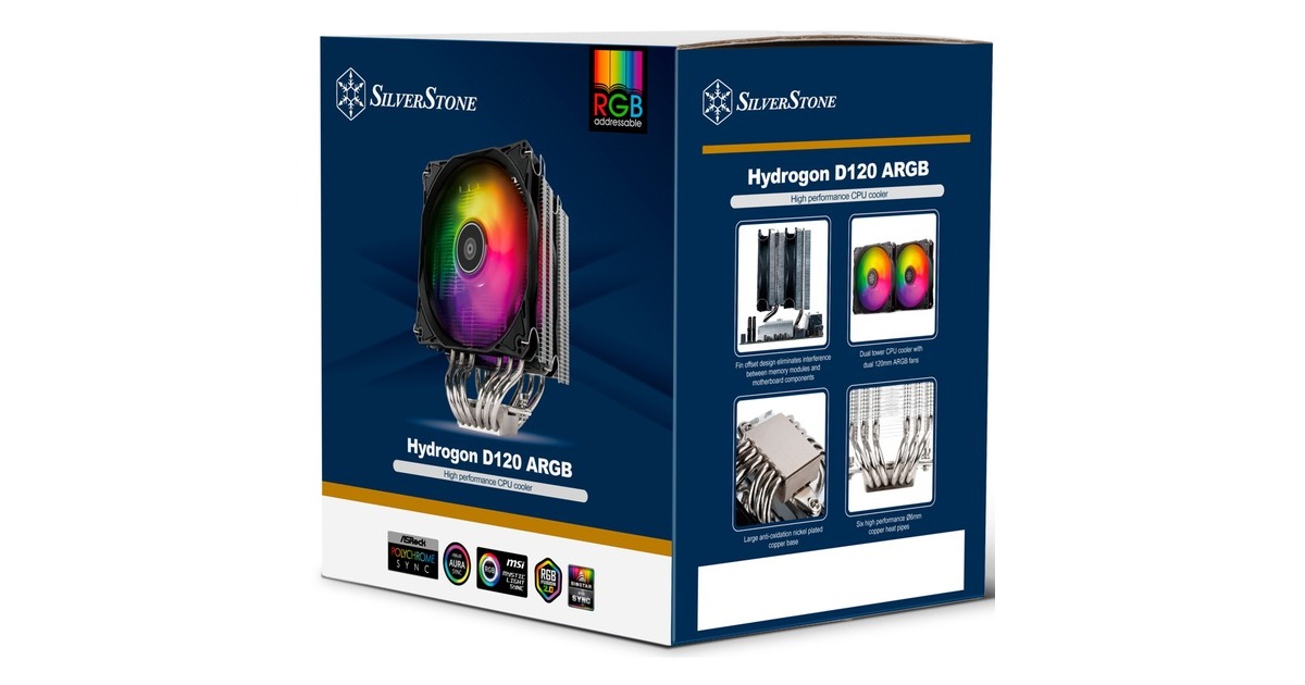 SilverStone SST-HYD120-ARGB-V2, CPU-Kühler