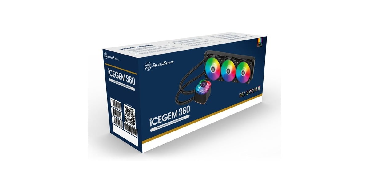 SilverStone SST-IG360-ARGB 360mm, Wasserkühlung(schwarz, Outlet) SilverStone SST-IG360-ARGB 360mm, Wasserkühlung(schwarz, Outlet)