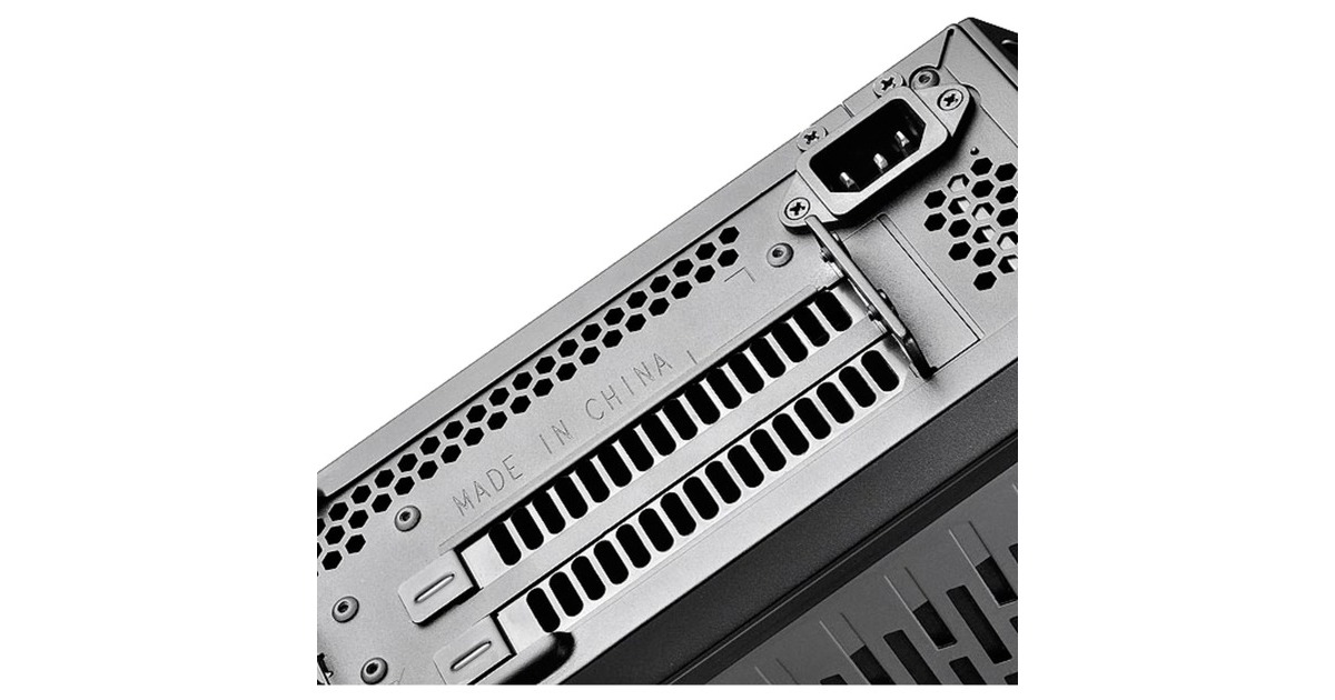 SilverStone SST-ML08B-H + Handle, Desktop-Gehäuse(schwarz, mit Tragegriff)