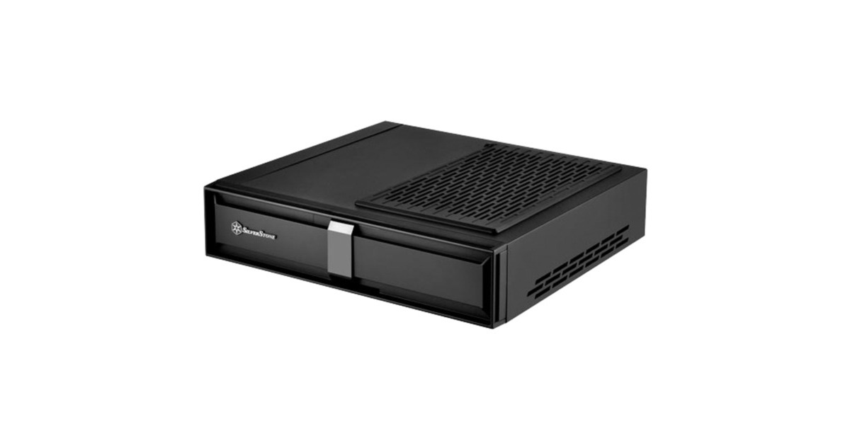 SilverStone SST-ML08B, Desktop-Gehäuse(schwarz)