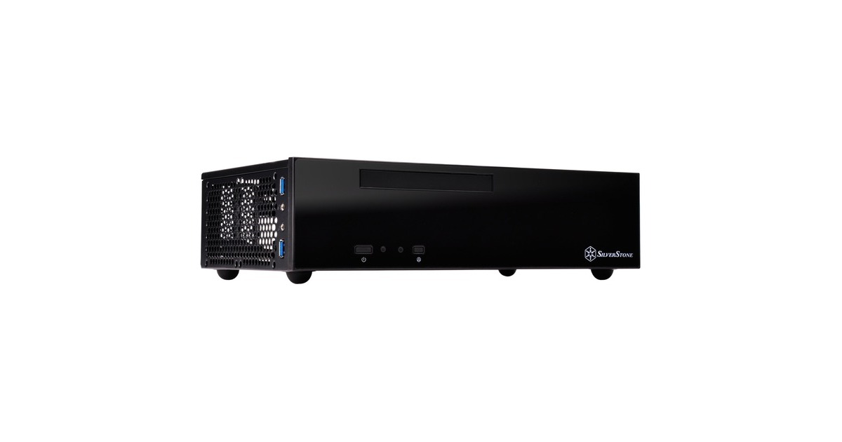 SilverStone SST-ML09B, HTPC-Gehäuse(schwarz)