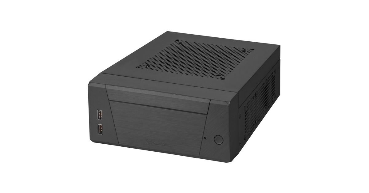 SilverStone SST-ML10B, HTPC-Gehäuse(schwarz)