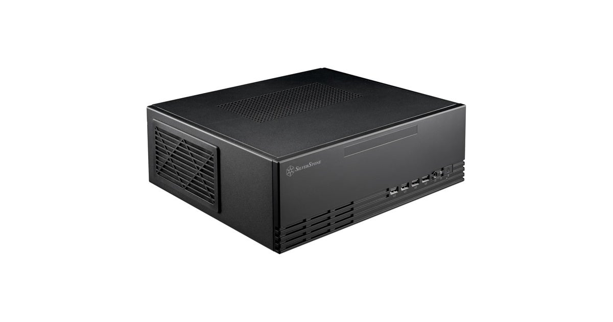 SilverStone SST-ML11B, HTPC-Gehäuse(schwarz, Outlet)
