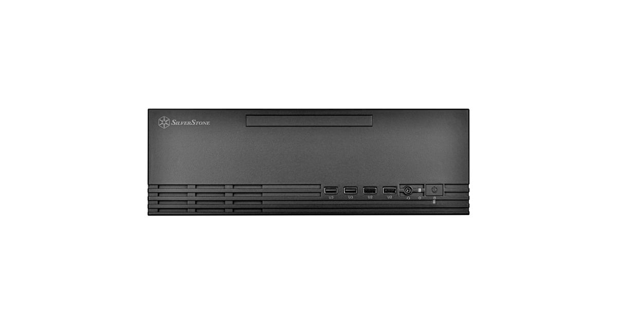 SilverStone SST-ML11B, HTPC-Gehäuse(schwarz, Outlet)