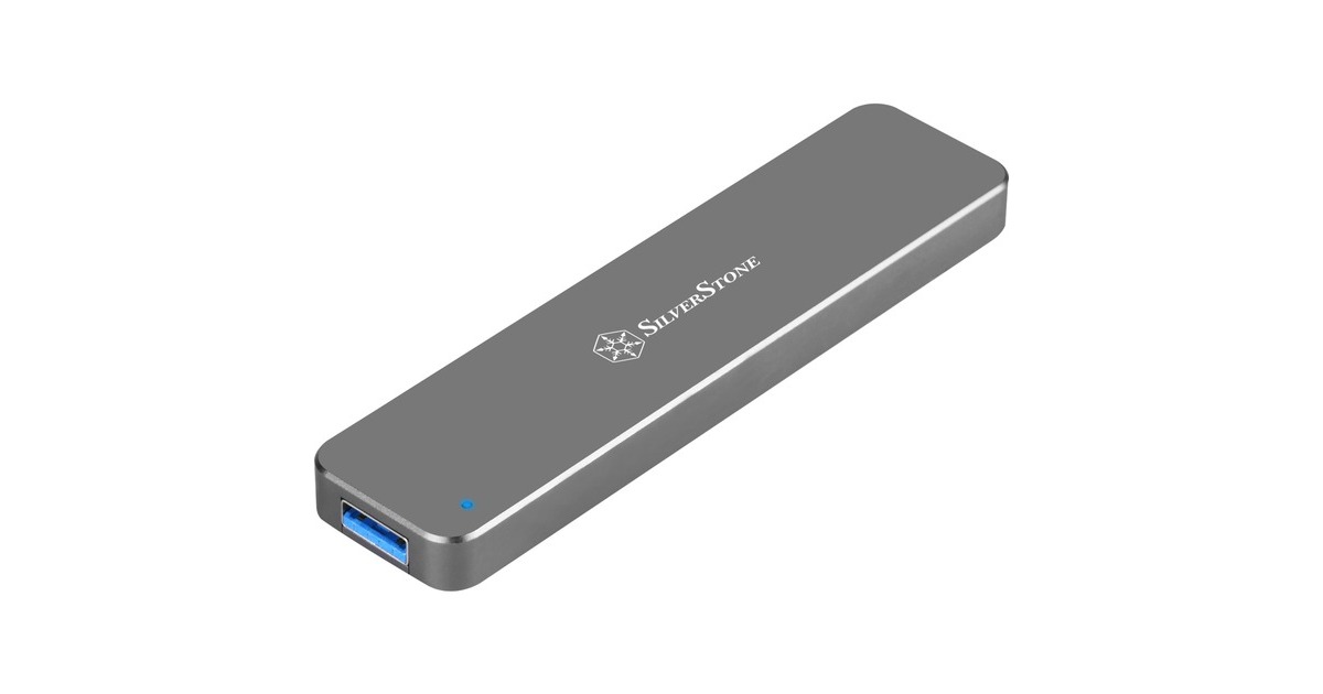 SilverStone SST-MS09C USB 3.1, Laufwerksgehäuse(dunkelgrau)