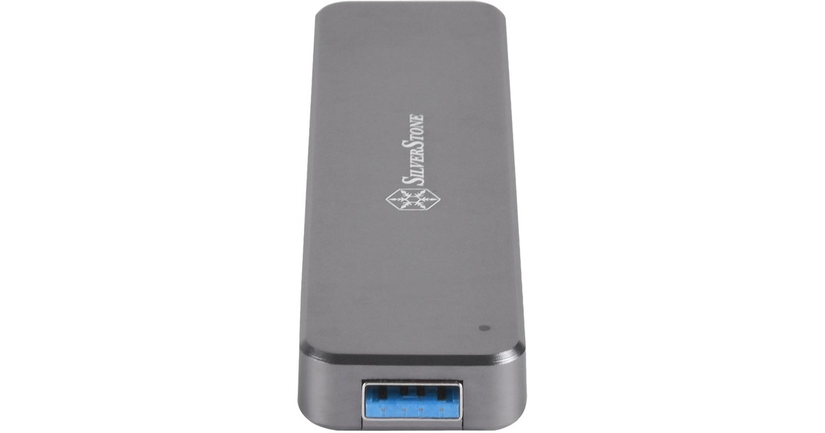 SilverStone SST-MS09C USB 3.1, Laufwerksgehäuse(dunkelgrau)