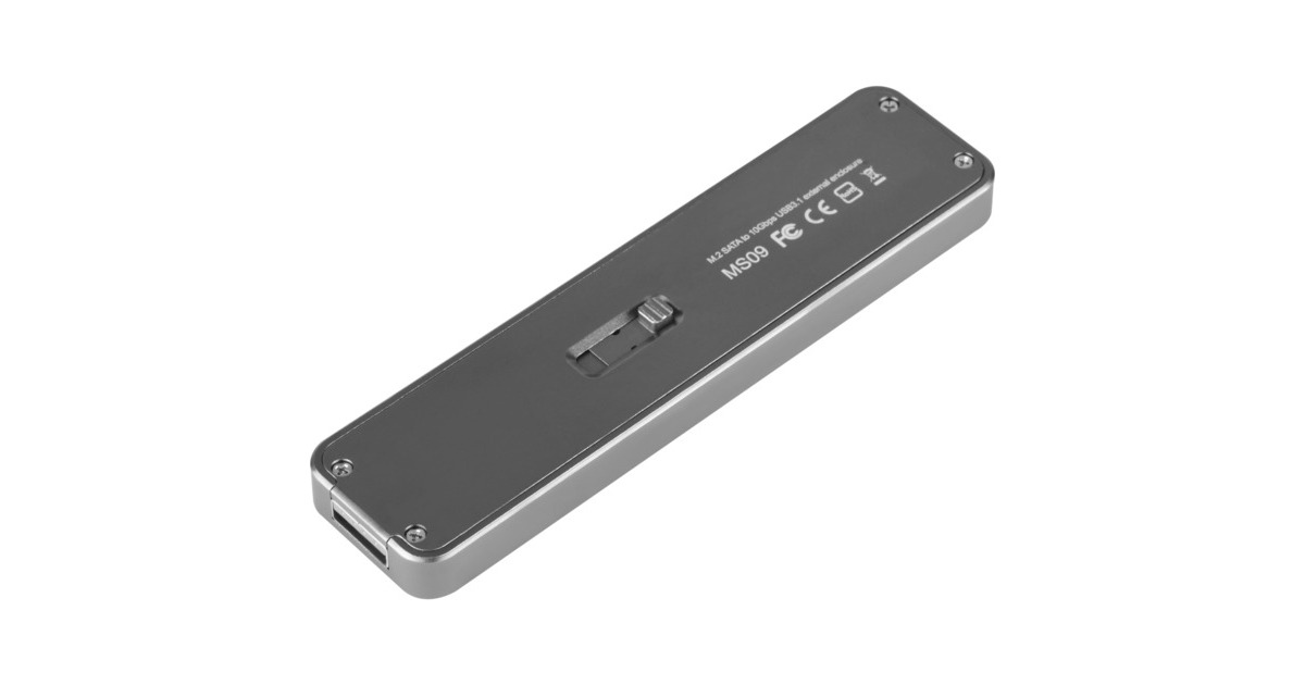 SilverStone SST-MS09C USB 3.1, Laufwerksgehäuse(dunkelgrau)