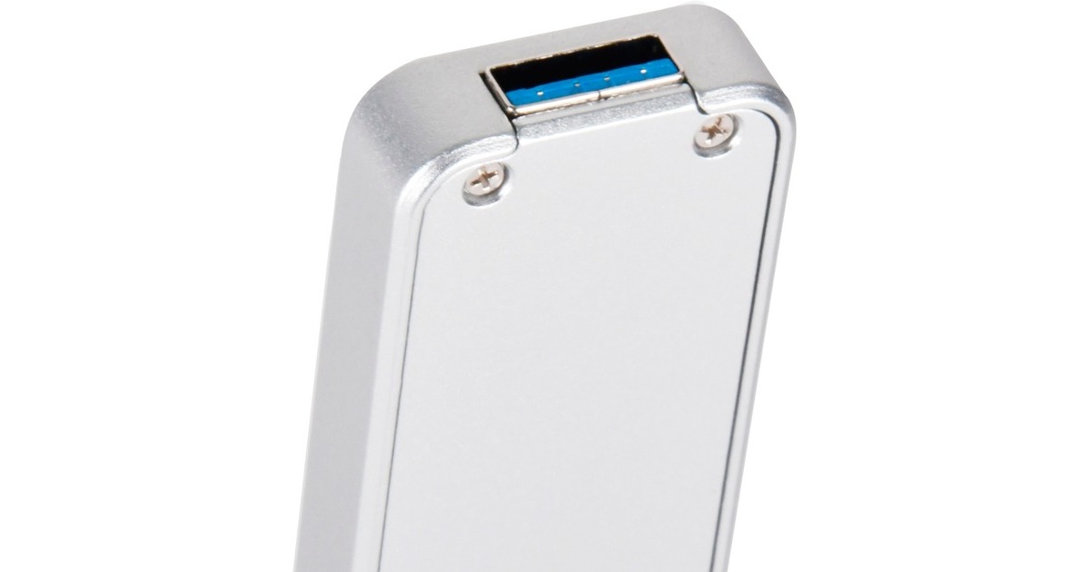 SilverStone SST-MS09S USB 3.1, Laufwerksgehäuse(silber)