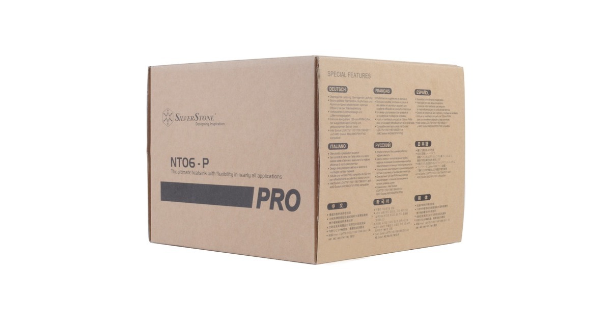 SilverStone SST-NT06-PRO-V2, CPU-Kühler(AM4 Unterstützung)