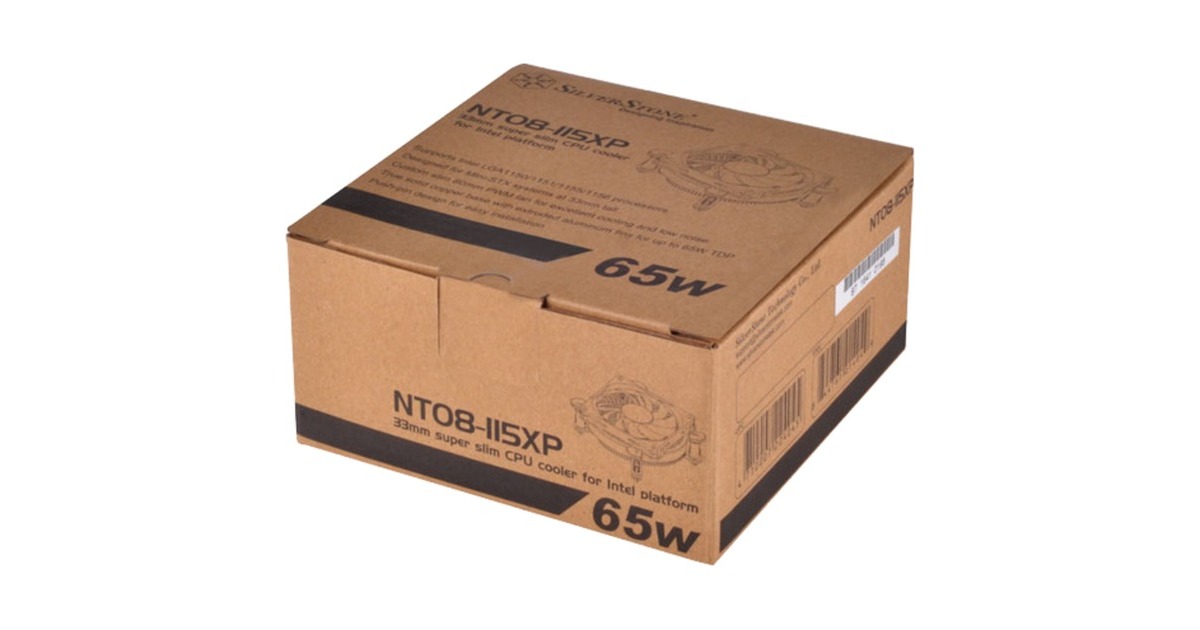 SilverStone SST-NT08-115XP, CPU-Kühler(schwarz)