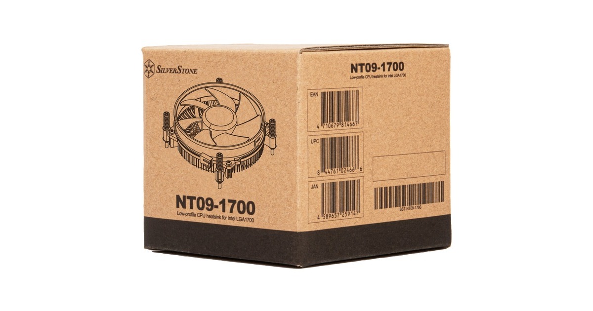 SilverStone SST-NT09-1700, CPU-Kühler