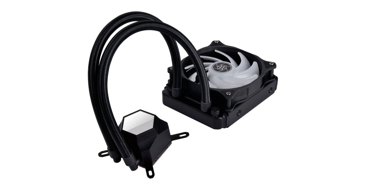 SilverStone SST-PF120-ARGB-V2 120mm, Wasserkühlung(schwarz, inkl. RGB-Controller)