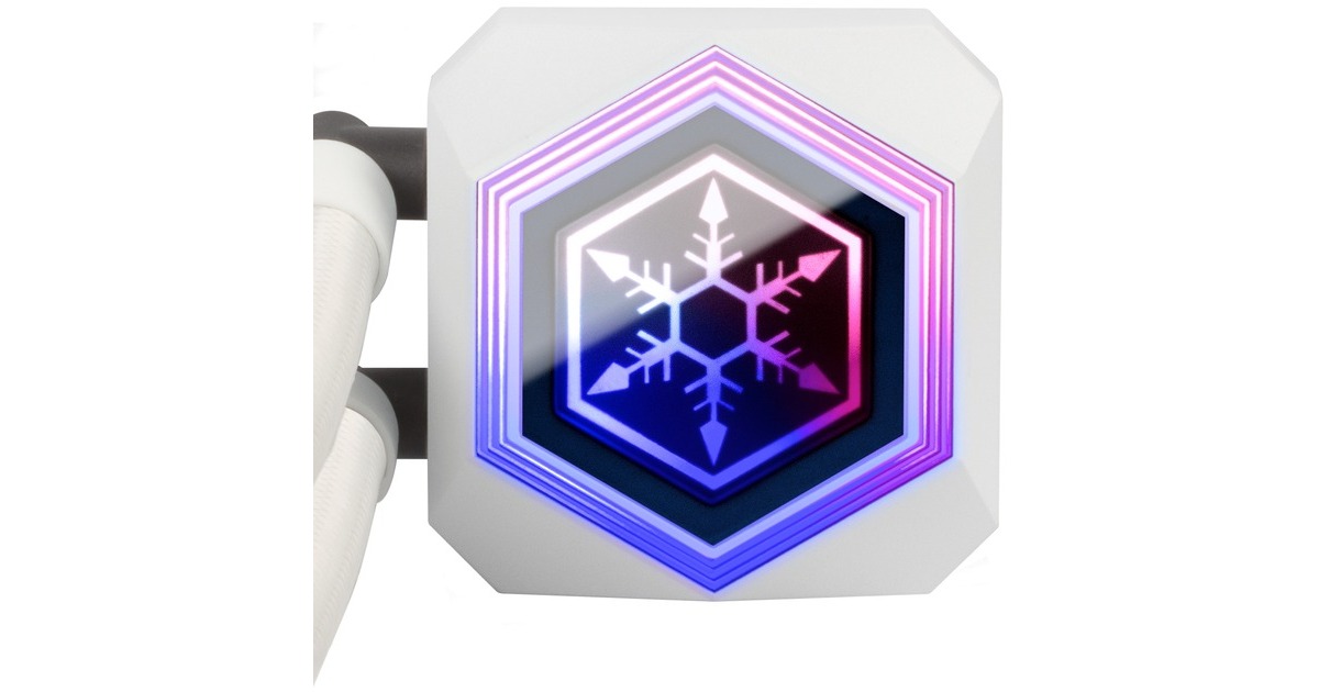 SilverStone SST-PF240W-ARGB-V2 240mm, Wasserkühlung(weiß, inkl. RGB-Controller)